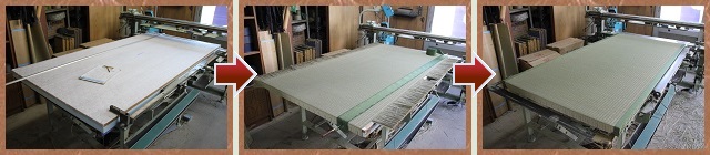新畳の工程
